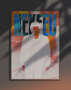Poster dynamique "NEKFEU" – version animée dans cadre, effet vivant, ton orange