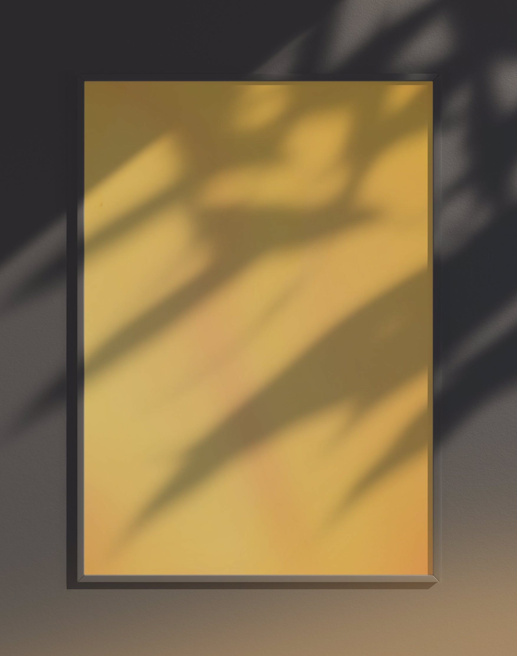 Poster dynamique "THE WEEKND" – version animée dans cadre, effet vivant, ton orange